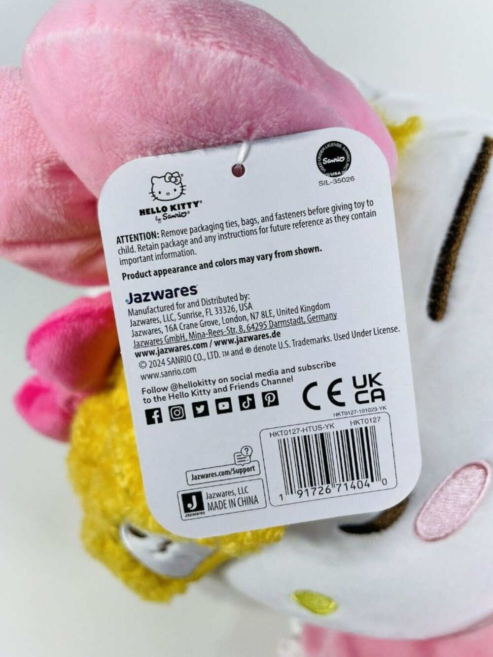Hello Kitty And Friends Sanrio Hello Kitty 18" Sleeping Plush 2024 - Picture 9 of 9